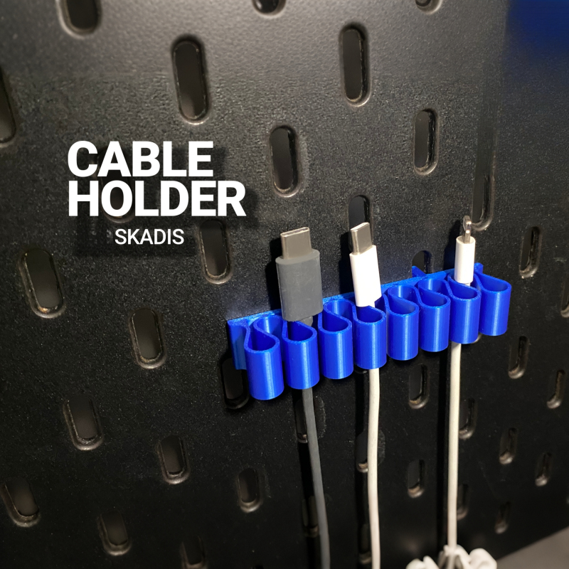 Desk Cable Clip - Kablo Düzenleyici Klips Pegboard Duvar Montaj