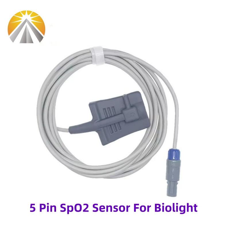 Tech Accessories Types - 5 Pinli Biolight SpO2 Sensörü Dijital