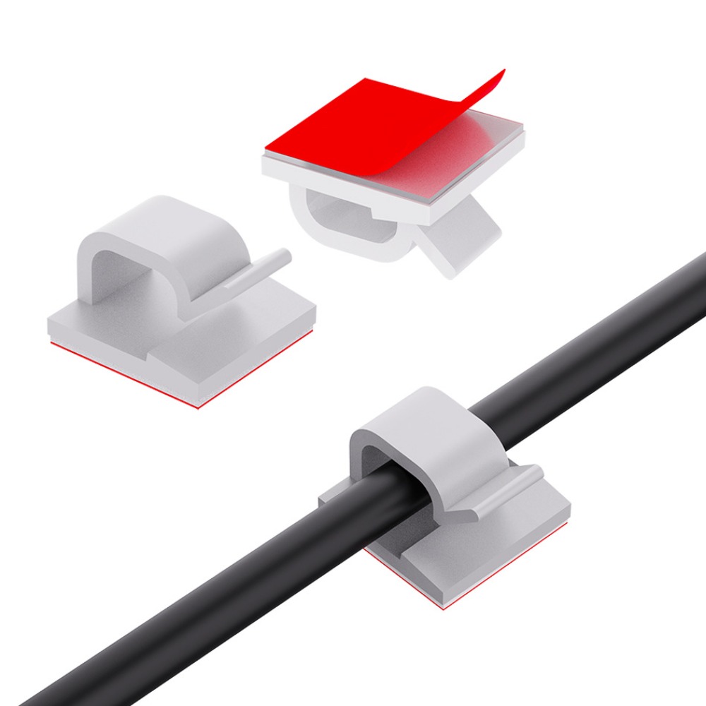 R Şekilli Şeffaf Plastik Kablo - Desk Cable Clip incelemesi ve fiyatı
