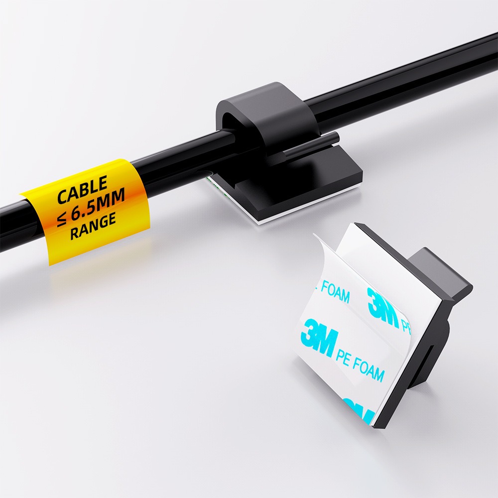 R Şekilli Şeffaf Plastik Kablo - Desk Cable Clip incelemesi ve fiyatı