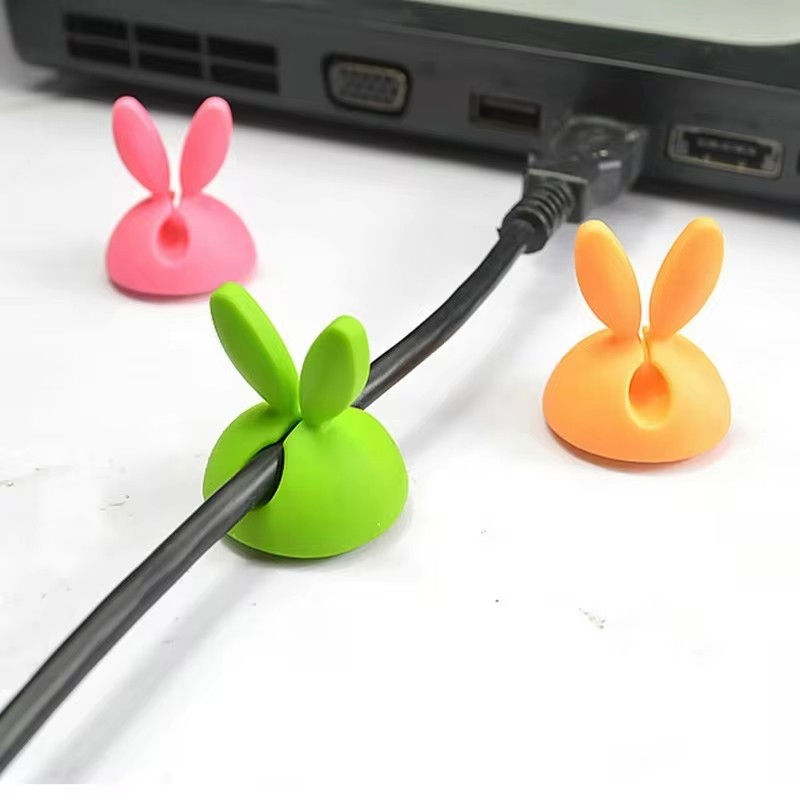 Sevimli tavşan kulak kablosu y - Desk Cable Clip incelemesi ve fiyatı