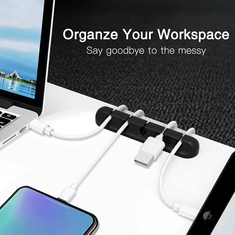 Silikon USB Kablo Klipsi Sarıc - Desk Cable Clip incelemesi ve fiyatı